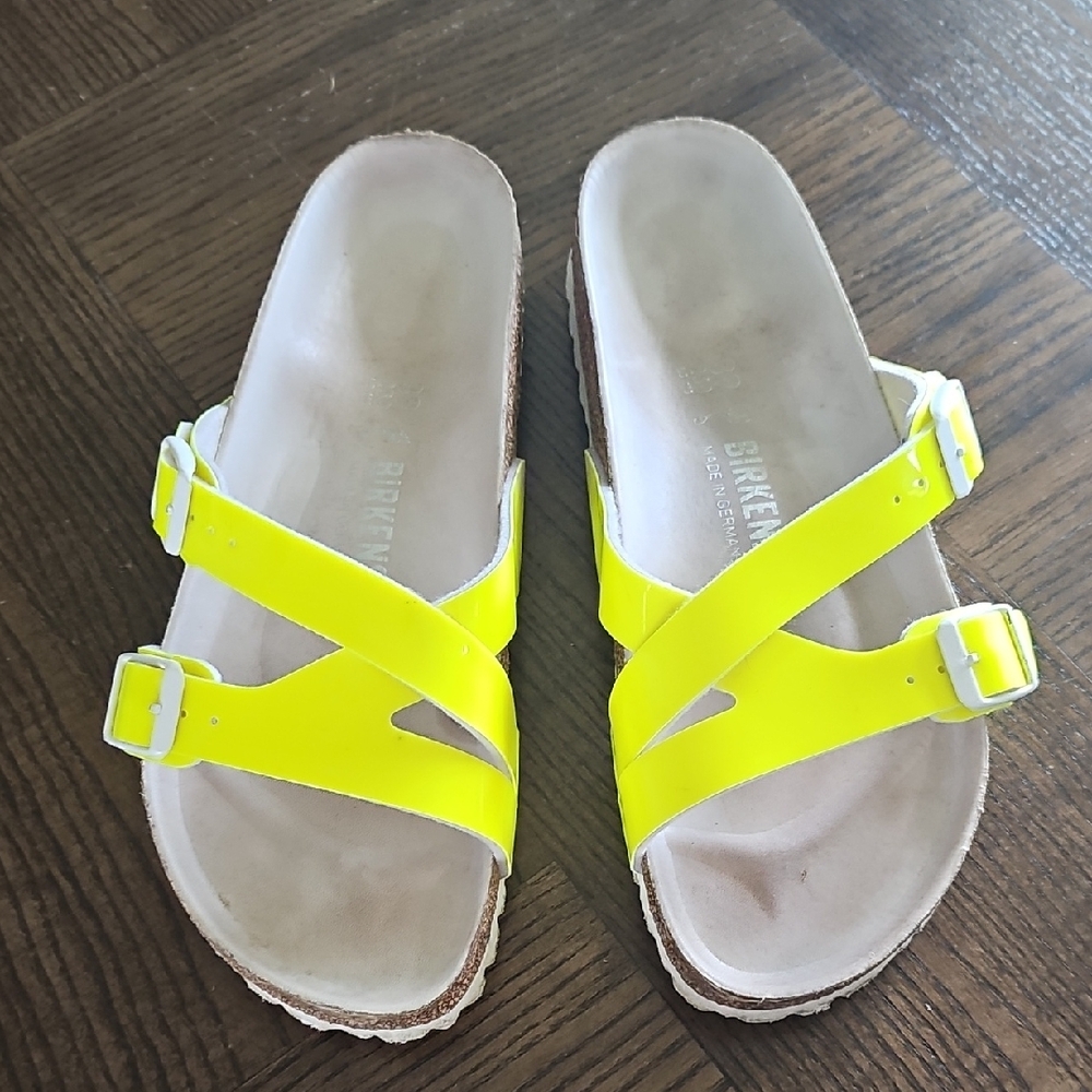 Birkenstock Yellow Sandals